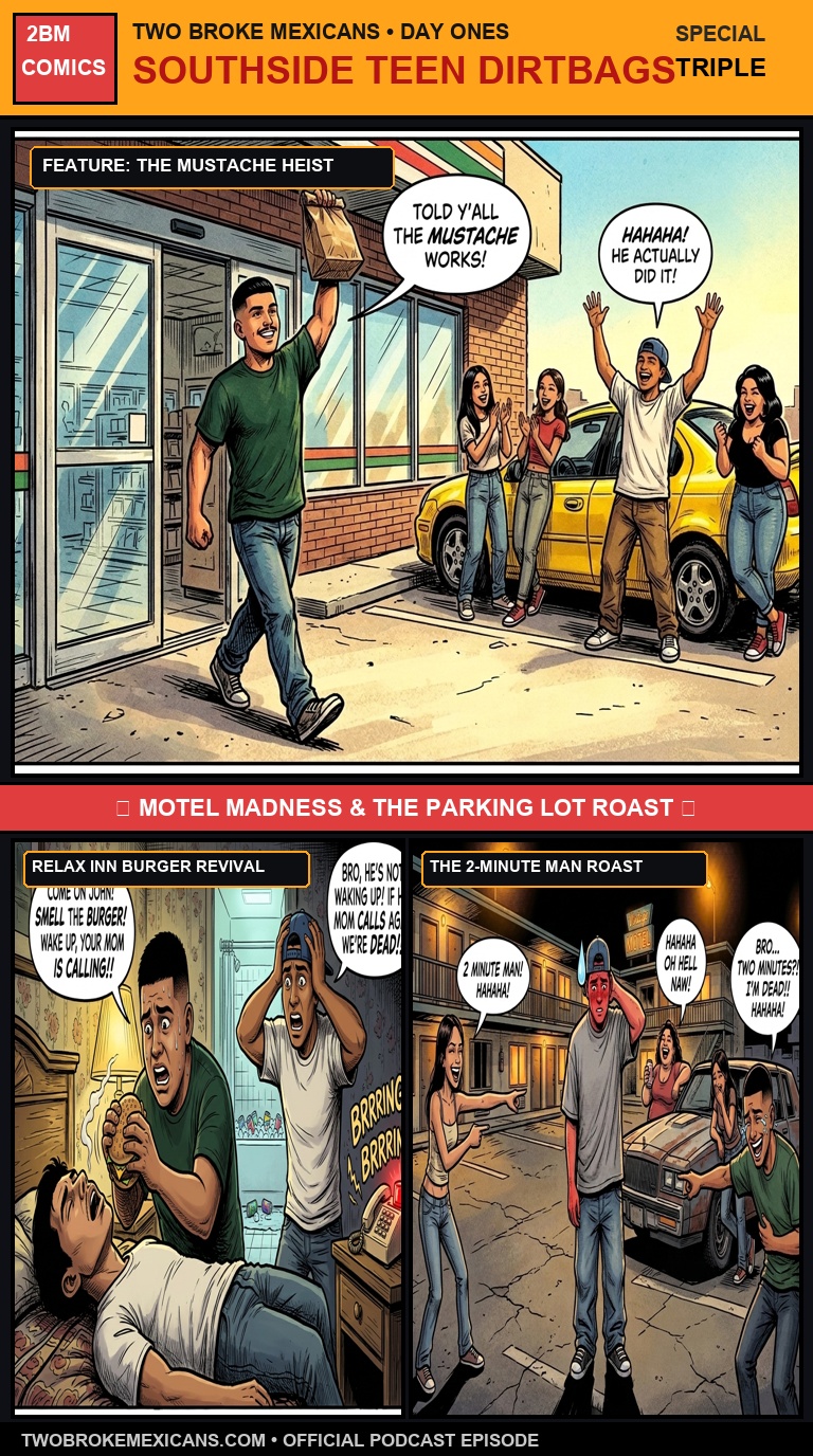 Episode 05: Southside Teen Dirtbags: Mustache Heist & Motel Madness